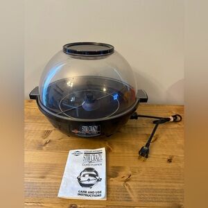 West Bend Stir Crazy 6 Quart Popcorn Corn Popper 82306 Instructions Tested USA